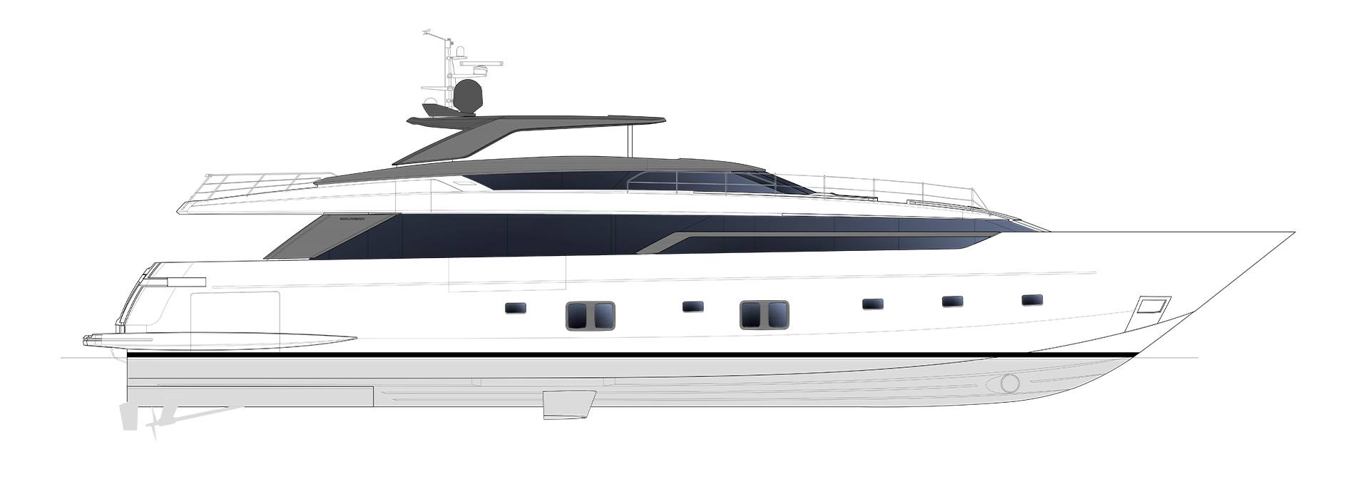 Sanlorenzo Yachts SL120 Asymmetric Profile